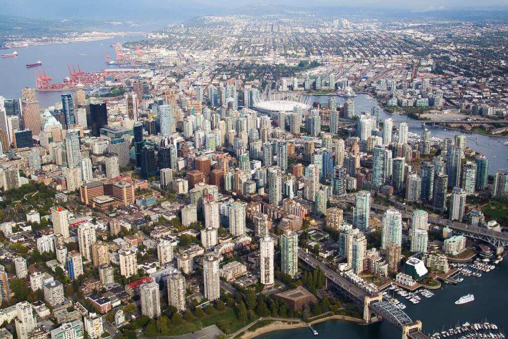 Vancouver, BC, Canada, big city, buidlings