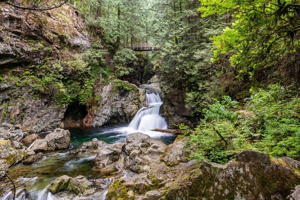 Twin Falls, waterfalls, nature, Vancouver