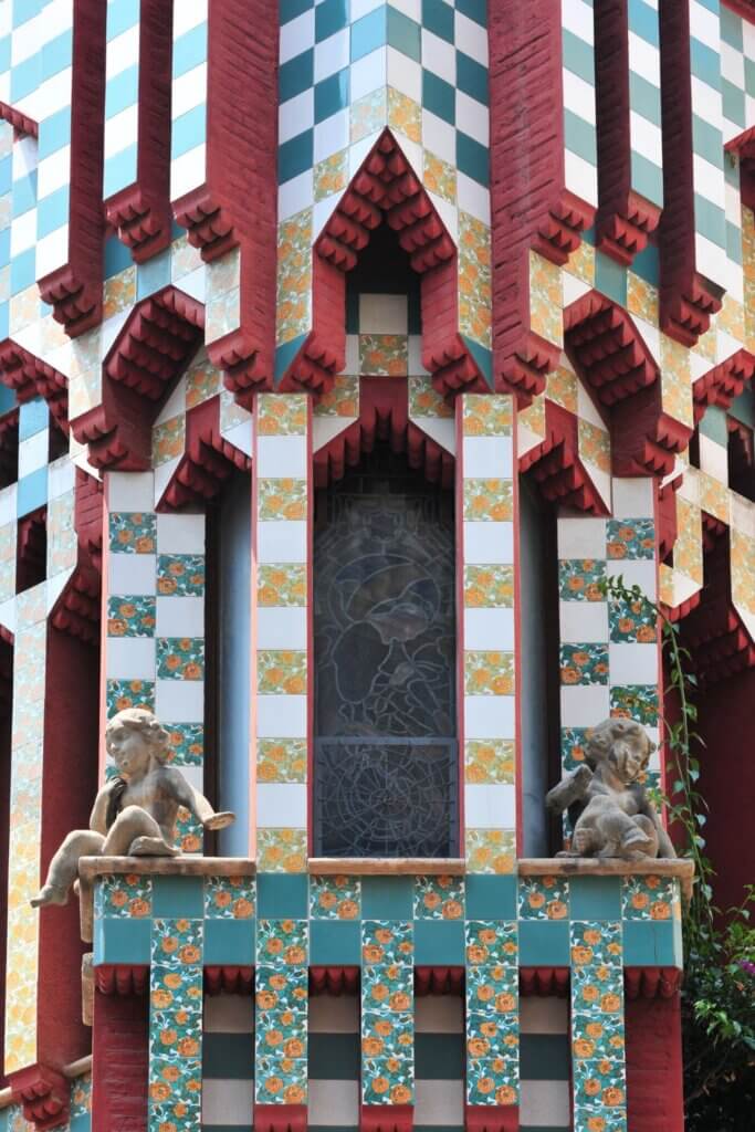 Detail of Casa Vicens, Barcelona must visit attractions