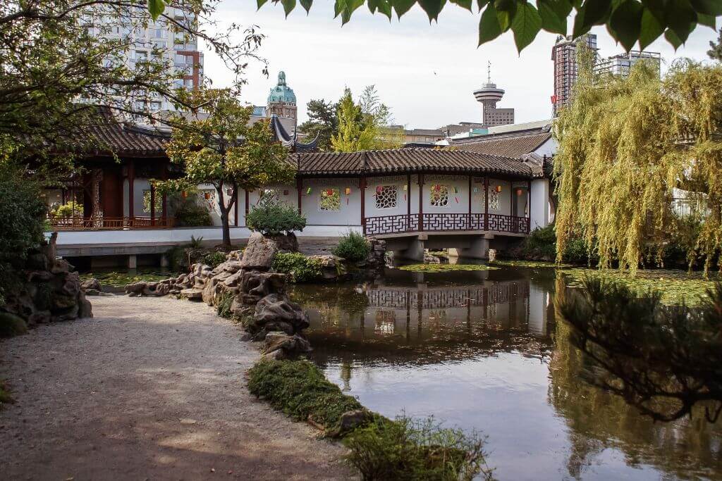 Dr. Sun Yat-Sen Classical Chinese Garden, pond, path
