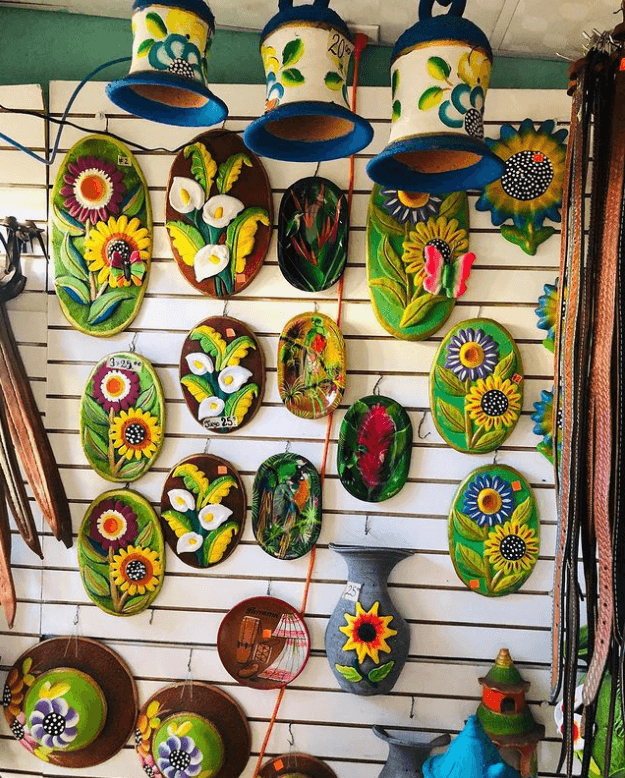 Some of the items you can find at Mercado de Artesanias, souvenirs