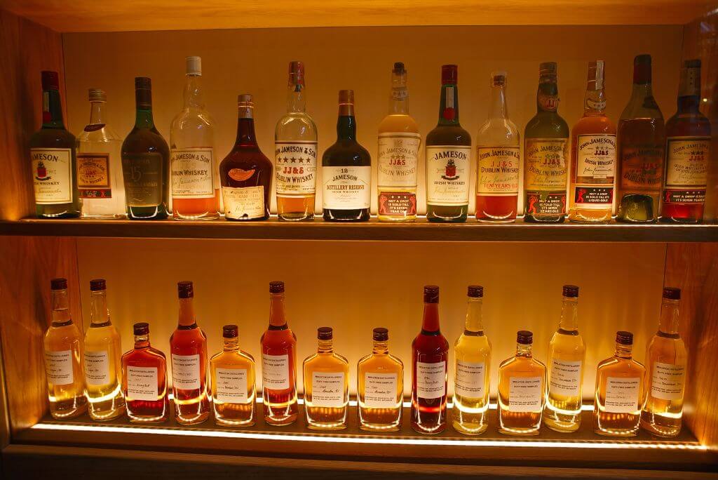 Jameson Distillery in Dublin, bottles of whiskey, alcohol, Is Dublin Worth Visiting