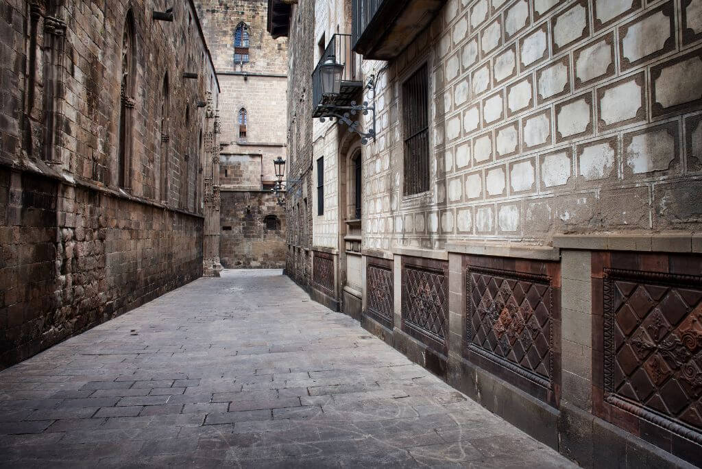 Gothic Quarter, Spain, small streets