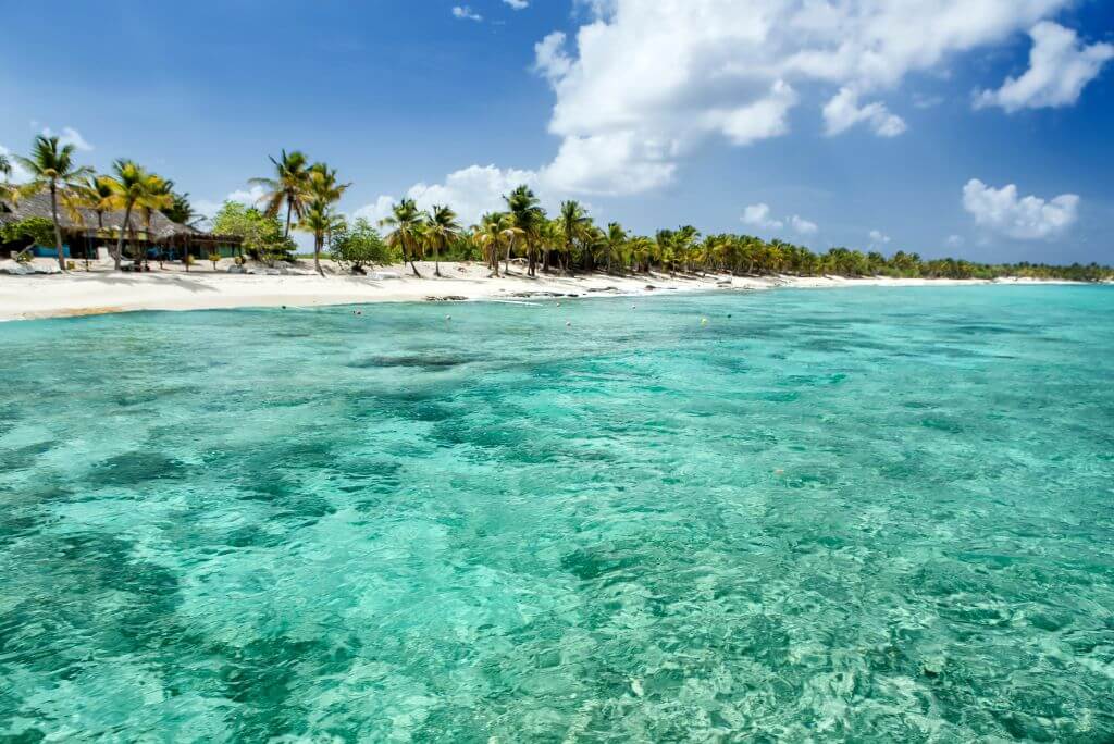 Beautiful beach in the DR, holiday, Caribbean, vacation