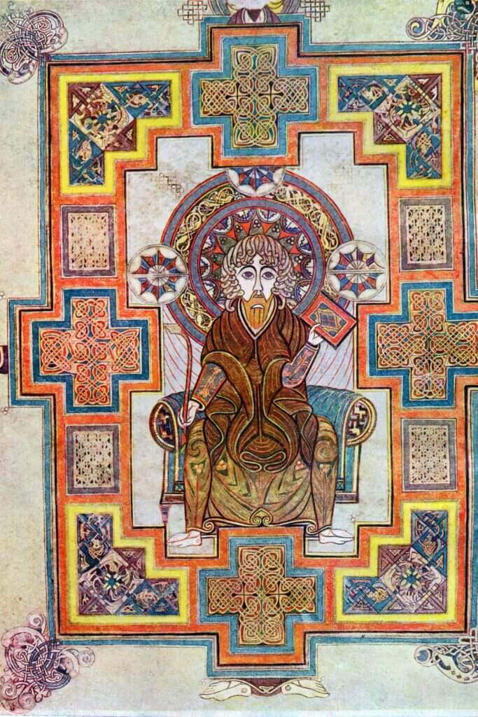 A page from the Book of Kells 