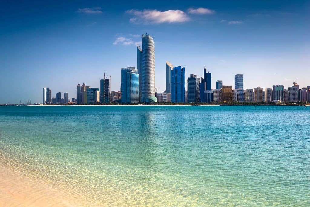 View of Abu Dhabi, capital of UAE