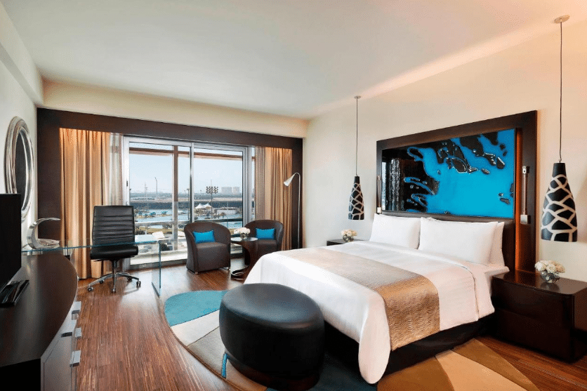 A room in the Marriott Hotel Al Forsan, Abu Dhabi, hotel room