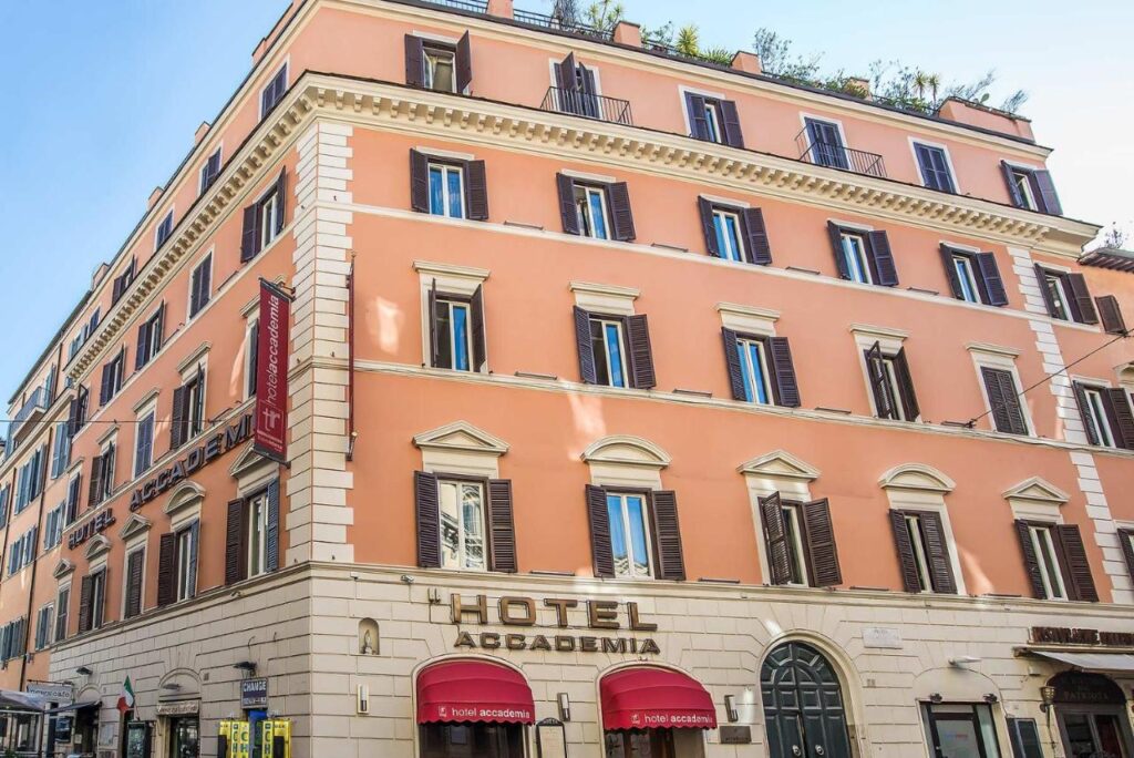 Hotel Accademia, hotels in Rome near Trevi Fountain