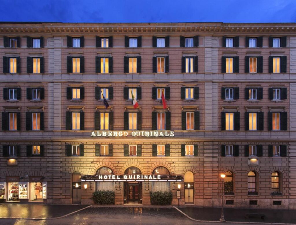 Hotel Quirinale, cheaper hotel in Rome, accommodations in Rome, hotels near Termini Station Rome