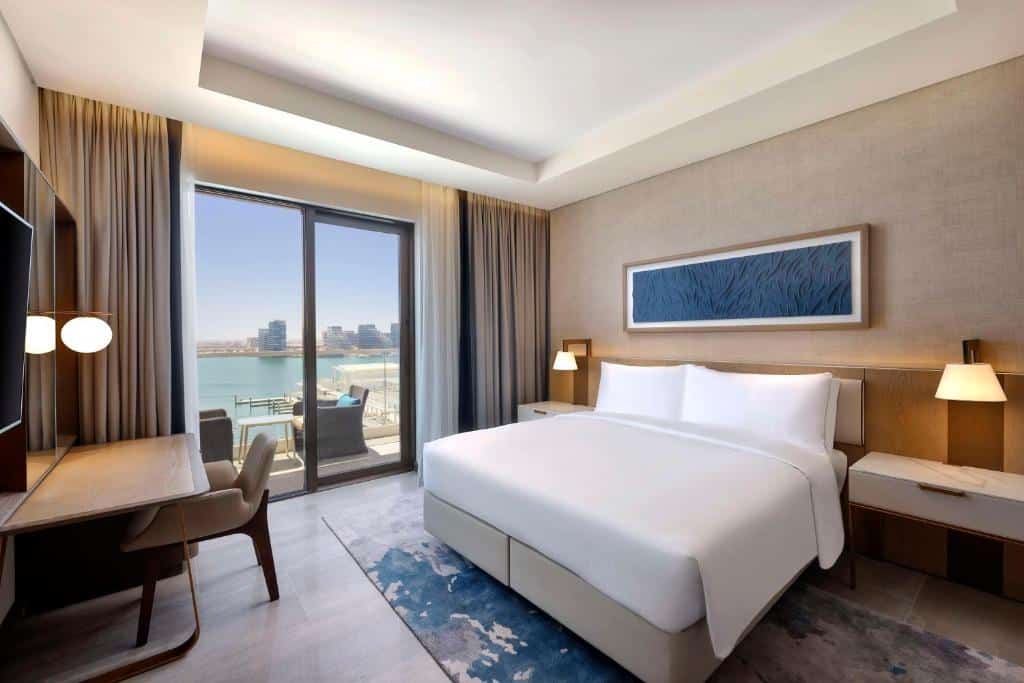 A room in the Hilton Abu Dhabi Yas Island