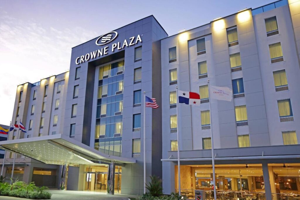 Crowne Plaza Airport, an IHG Hotel, building, flags, best hotels Panama City 
