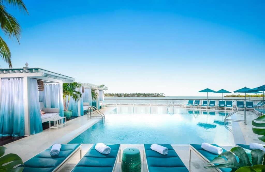 Ocean Key Resort & Spa, pool, rooftop pool, Key West romantic getaway