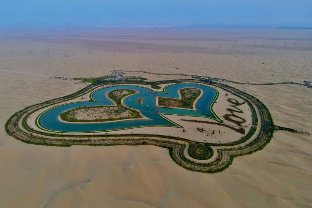 Love Lake, Dubai nature, desert, Dubai Hidden Gems