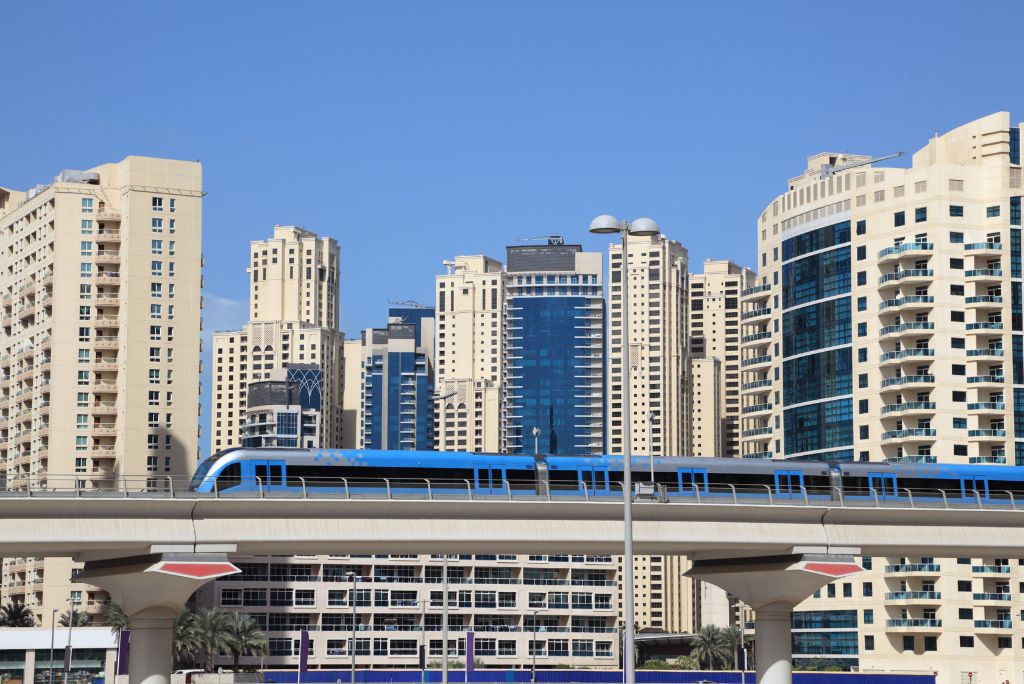 train, metro, subway, Dubai metro 