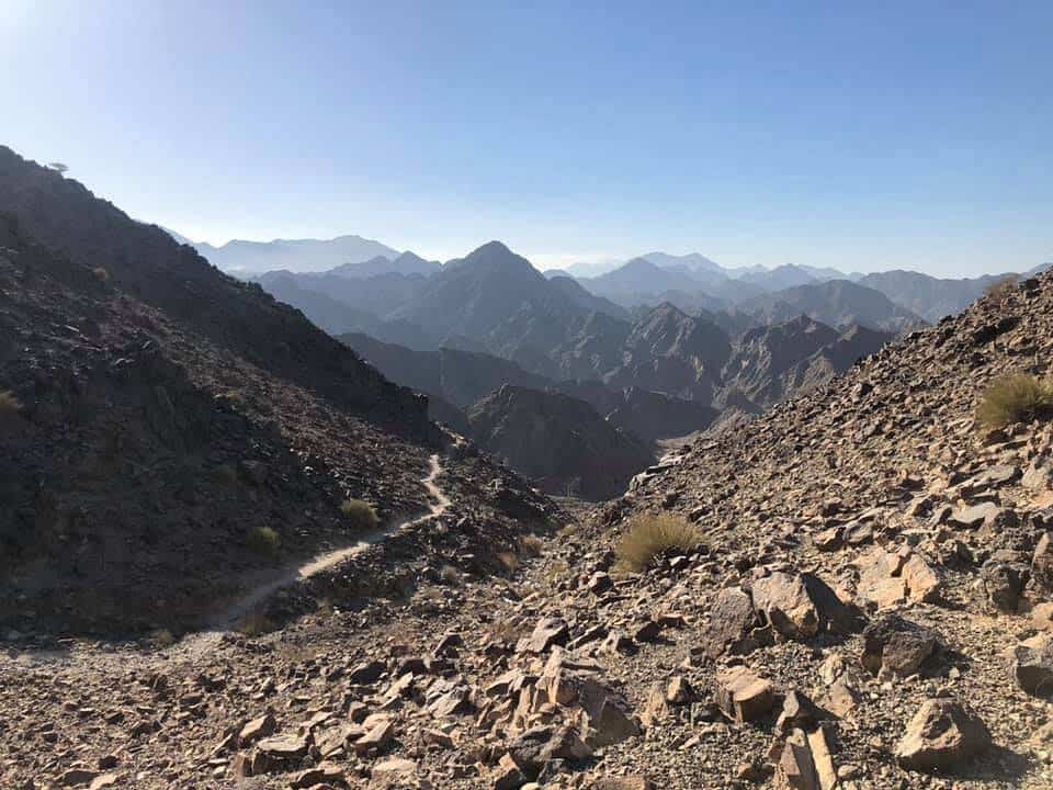 Wadi Shawka area, rocks, mountain, peaks, hiking