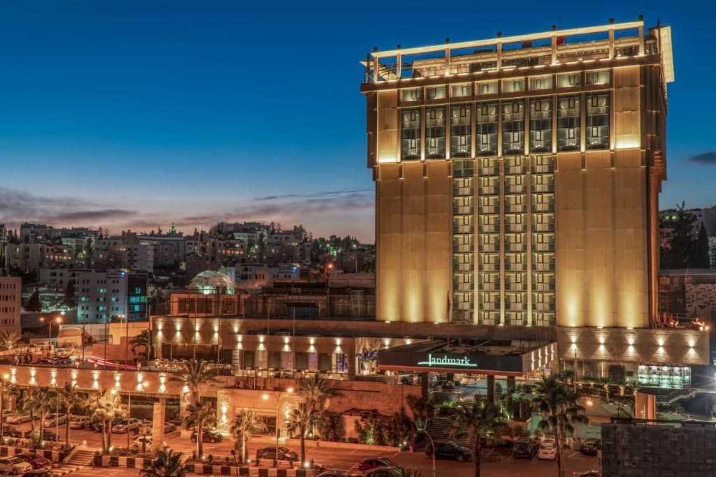 Landmark Amman Hotel & Conference Center from outside, where to stay in Amman, Jordan