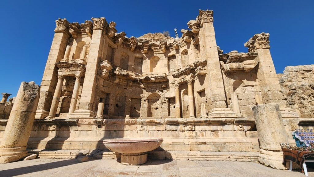 One of the buildings in Jerash, Roman ruins in Jordan, Is Jordan Worth Visiting