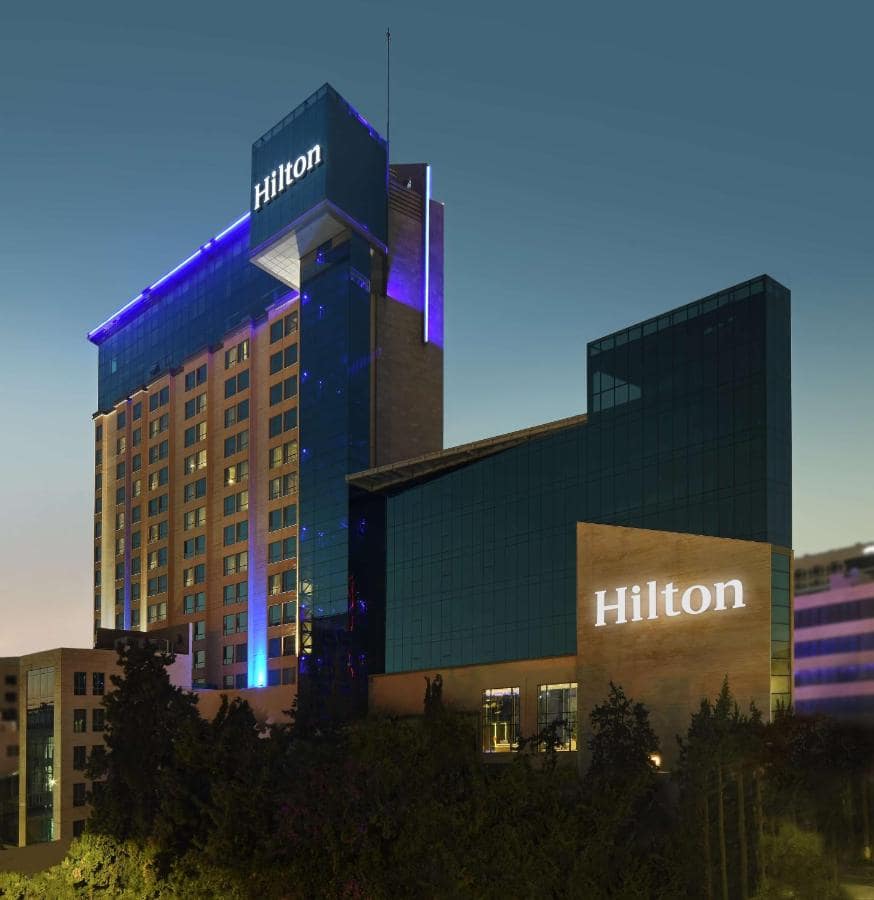 Hilton hotel, explore Jordan