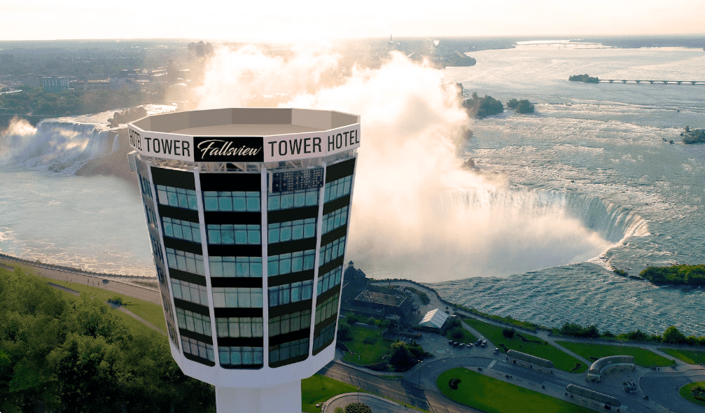 The Tower Hotel Fallsview, tower, waterfalls