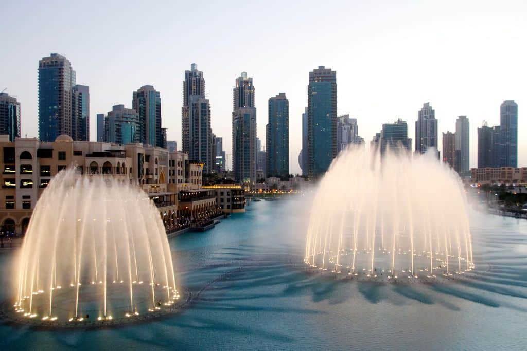 Dubai Fountain Shows, water, Downtown Dubai, Dubai Mall Fountain