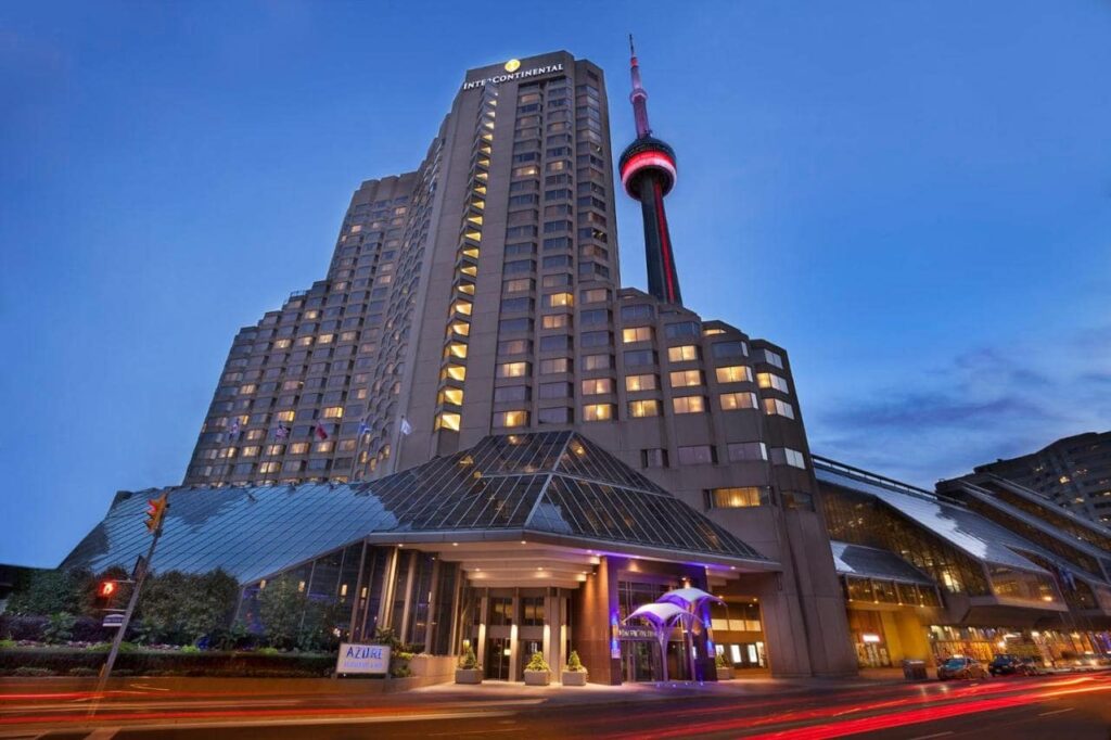 6. InterContinental Toronto Centre, an IHG Hotel, downtown, CN Tower