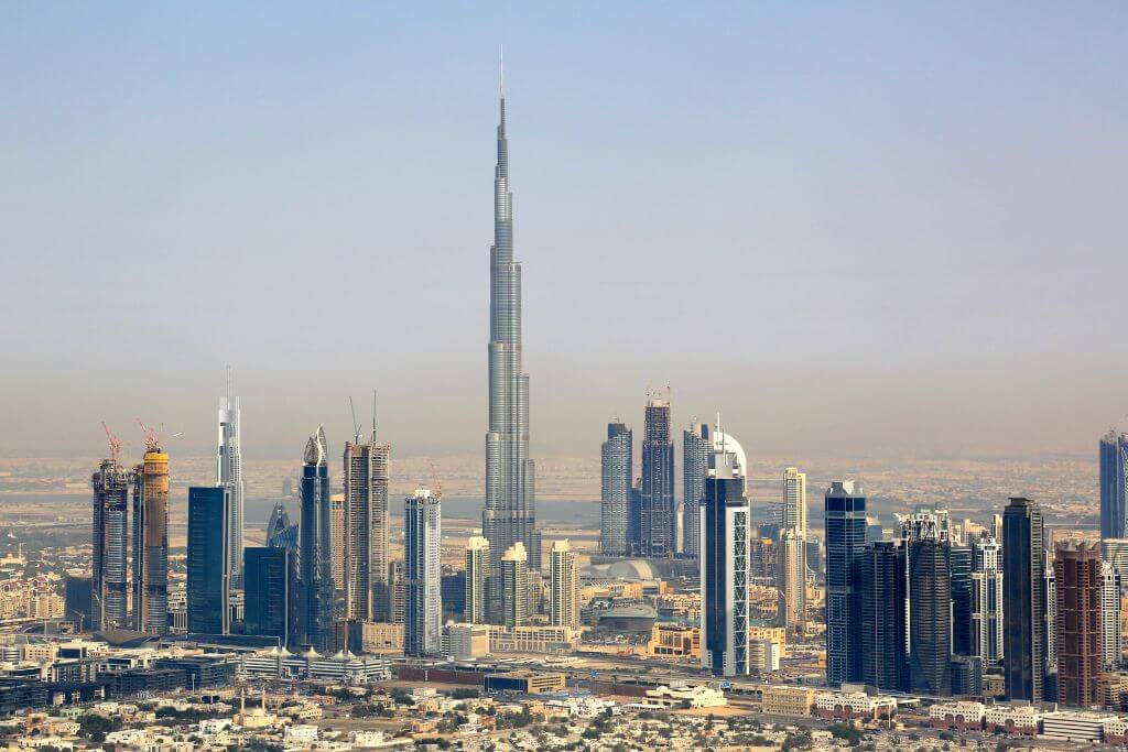 Dubai Skyline, Burj Khalifa, tower, attractions in Dubai