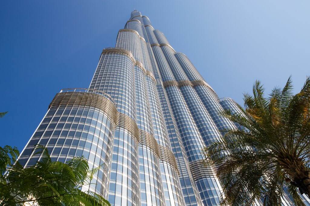 Burj Khalifa, tall building in Dubai