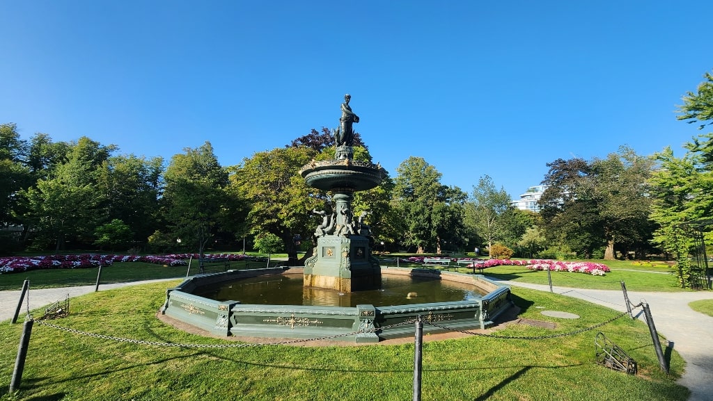 Halifax Public Gardens, fountain, park, What Are People From Halifax Called