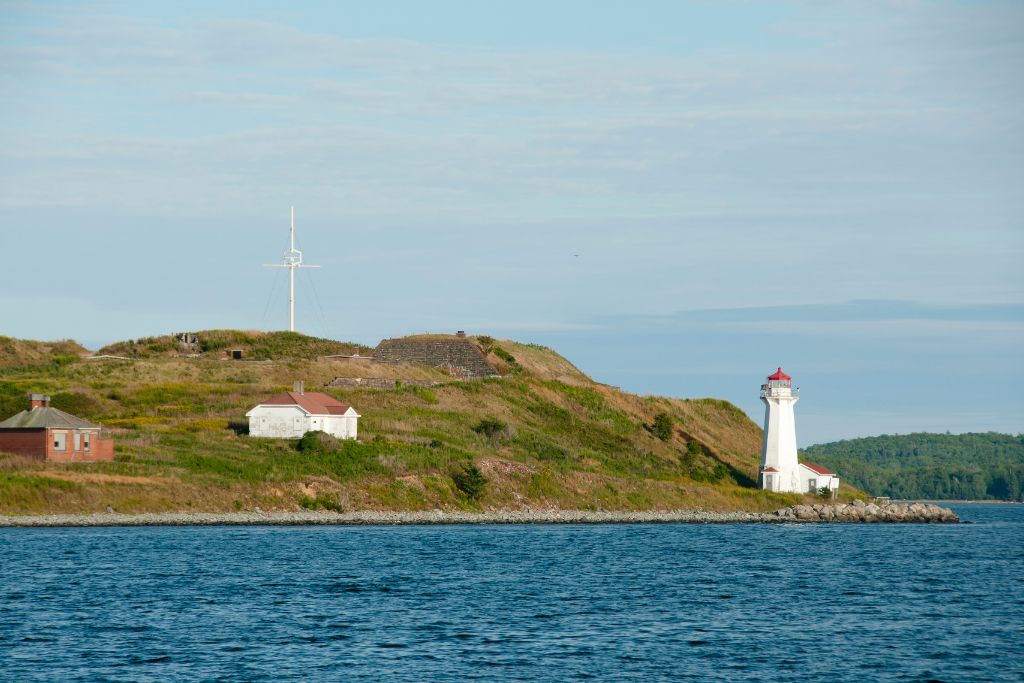 George Island, fort, lighthouse, ruins 