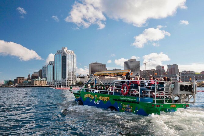 Harbour Hopper Tour in the water,  Halifax Waterfront