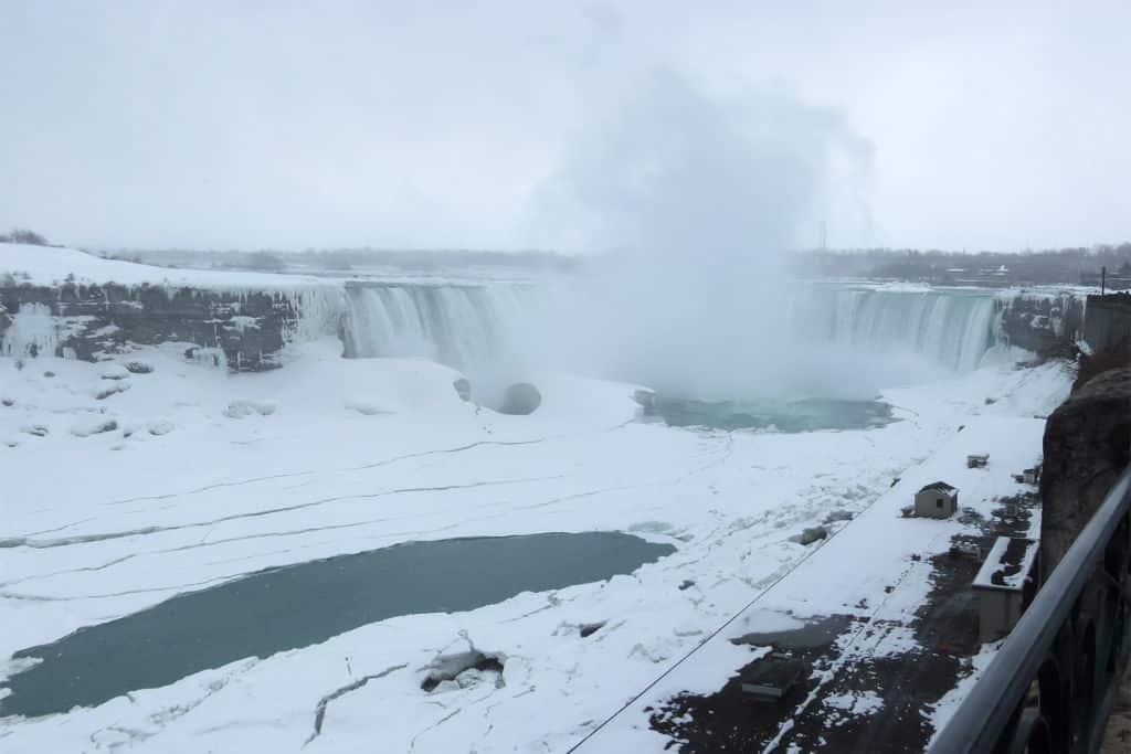 frozen river, water