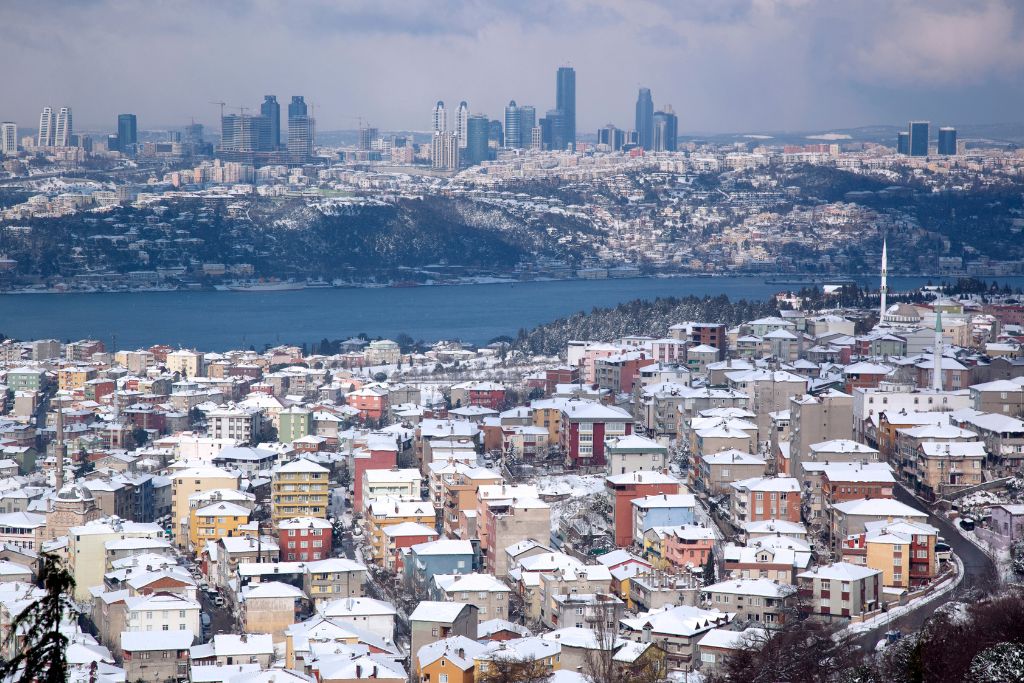 Istanbul in the winter, Turkey, snow, Places To Visit In Europe In December 