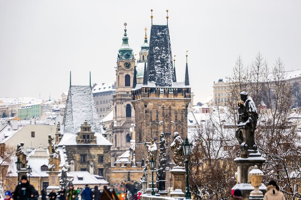 Prague in winter, Czech Republic