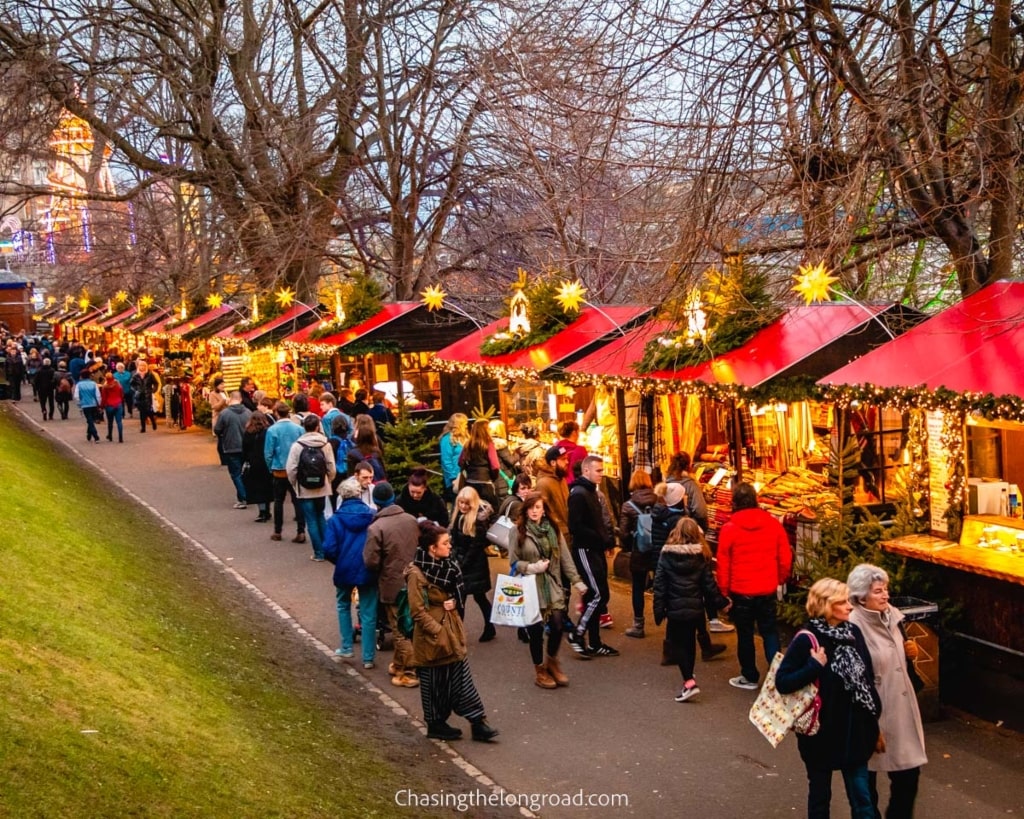 Edinburgh Christmas Market, Scotland, UK