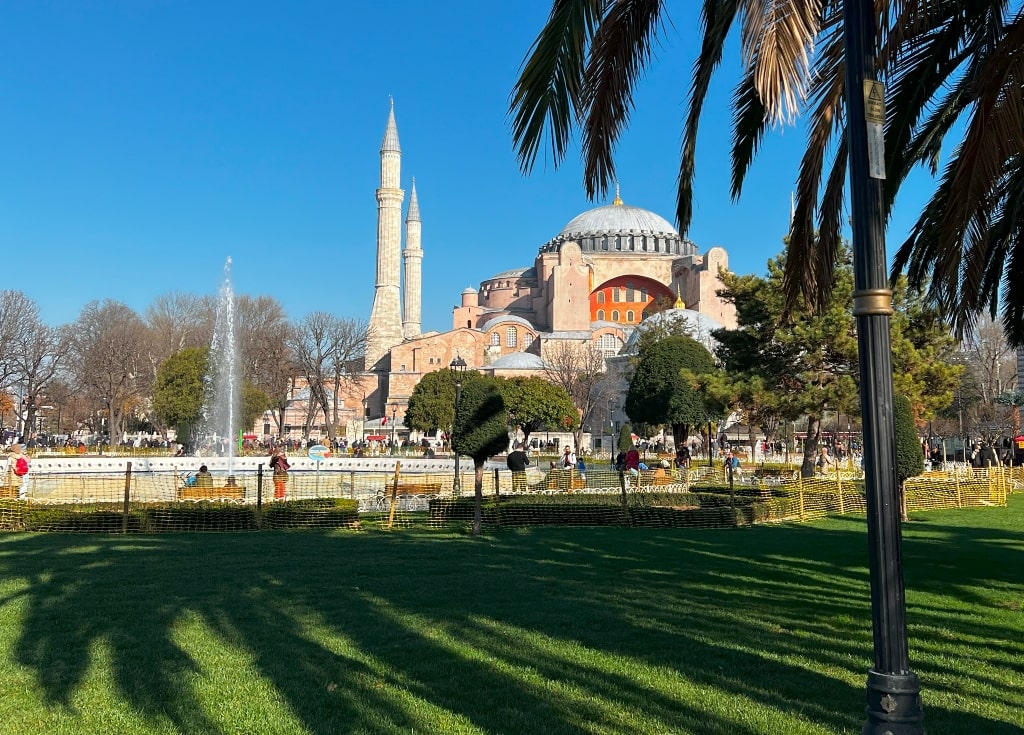 Hagia Sophia in Istanbul, mosque, Turkey 