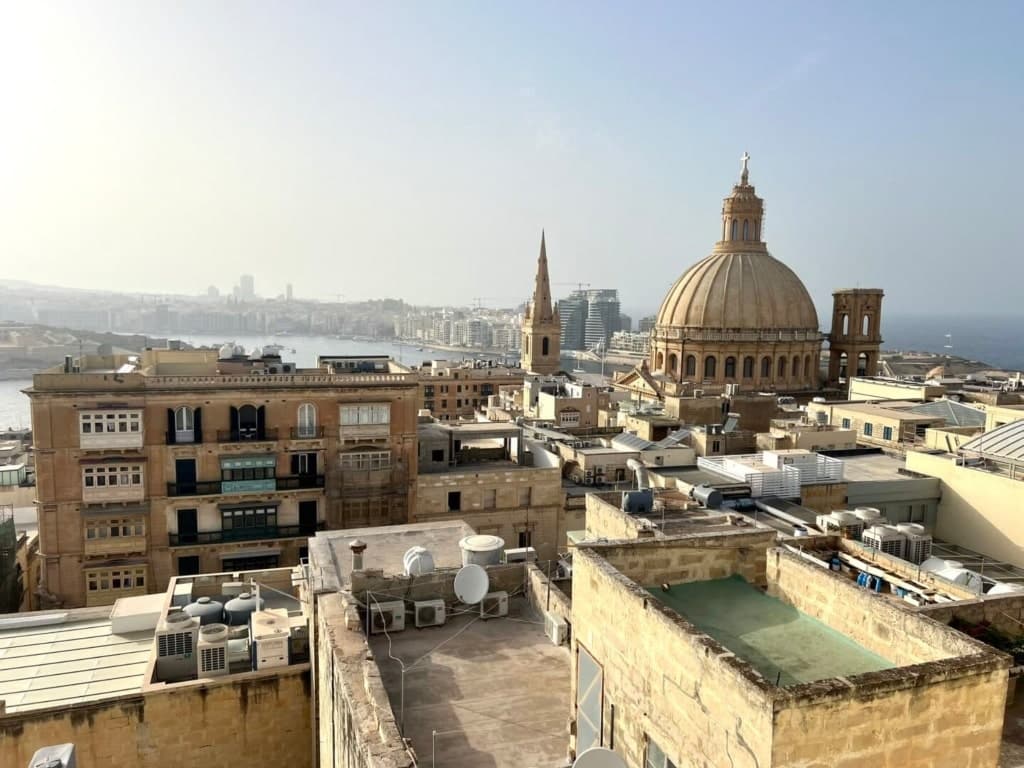 Valletta from Embassy Hotel, Malta