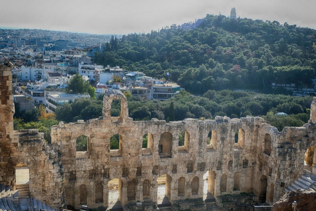 Acropolis in Athens, ruins, Greece