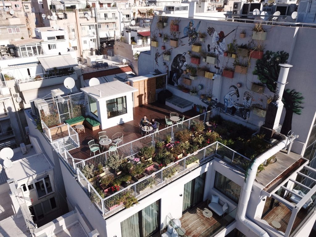 Coco-mat Athens Balcony Drone, Greece hotel