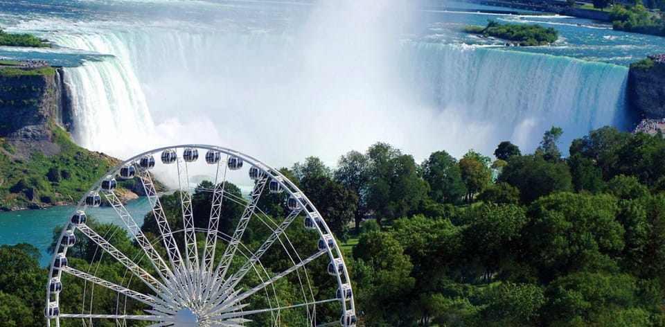 Niagara SkyWheel, ferries wheel, waterfalls, view