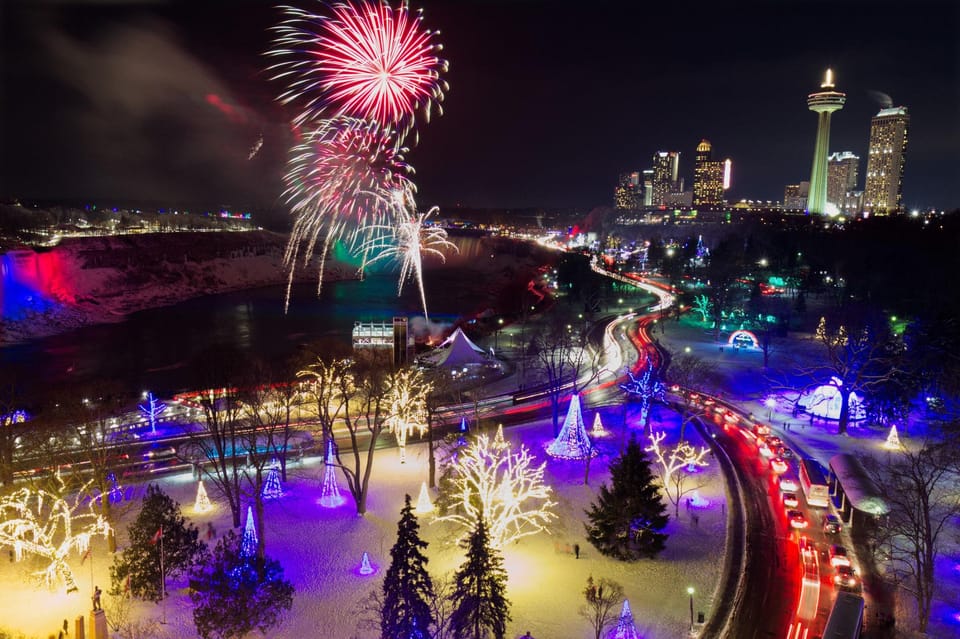 Winter Festival of Lights Niagara Falls, frozen, winter, light displays 