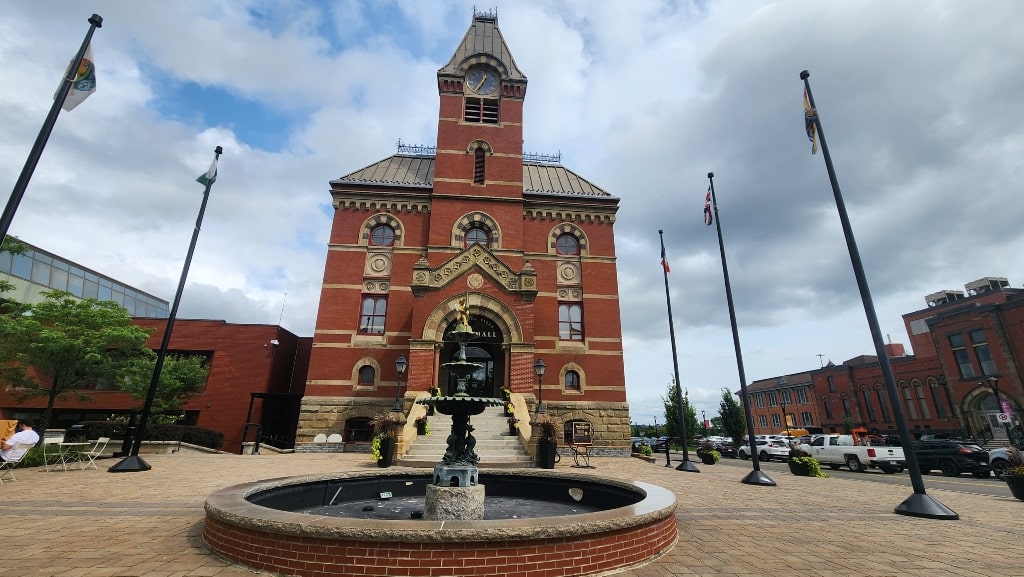 The City Hall in Fredericton, New Brunswick