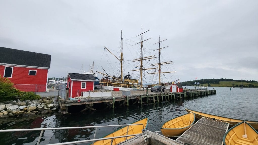 Lunenburg harbor, boats, Atlantic Ocean