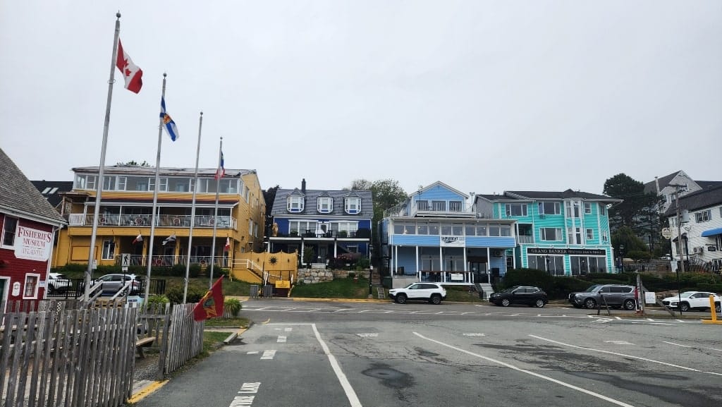 Colorful houses in Lunenburg, Nova Scotia