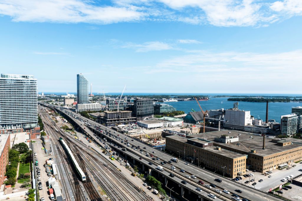 Gardiner Expressway Highway, Toronto, street