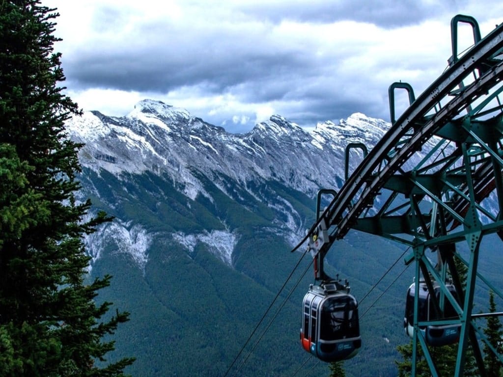 Banff Gondola, mountain, Places To Visit In Canada In December