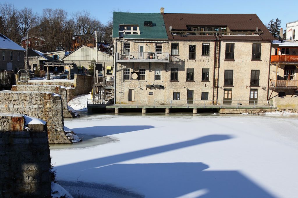 Winter in Elora, snow, Places To Visit In Canada In December 