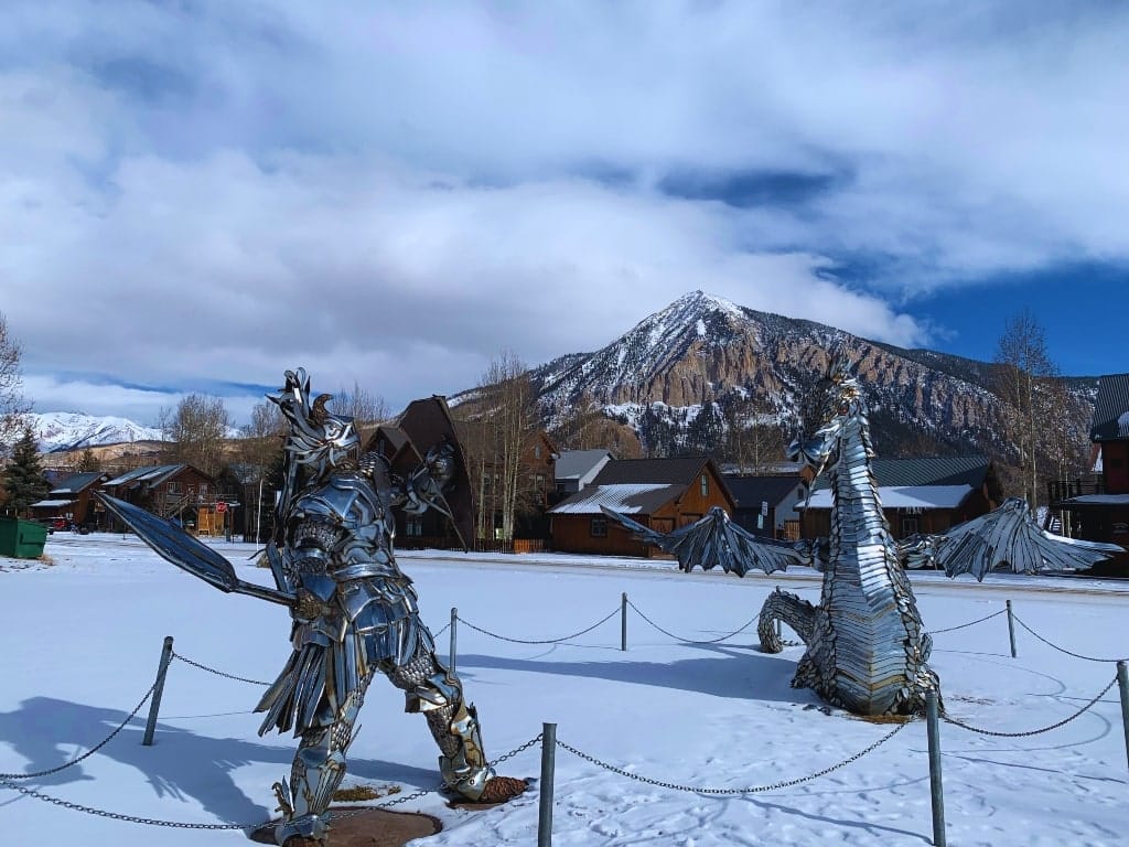 The Town Park in the downtown area, Crested Butte, Colorado