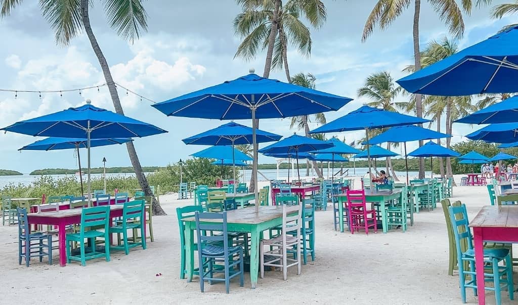 Morada Bay, beach chairs and umbrellas, Best Places To Visit In The USA In December 