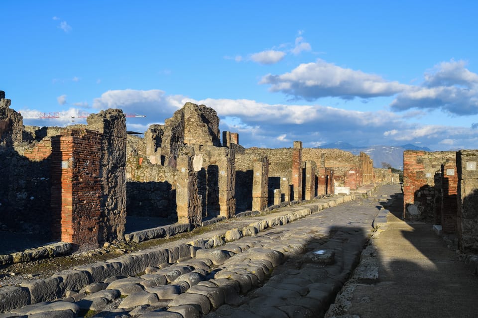 Ancient road, ruins, stone street