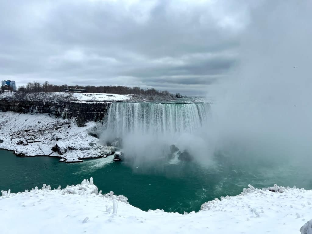 Niagara Falls in the winter, snow, ice , Places To Visit In Canada In December